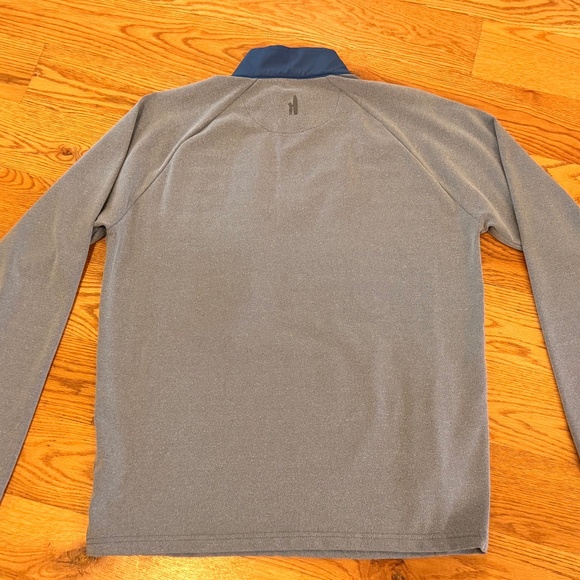 Johnnie-O Men's Golf Quarter-Zip Pullover in Blue Grey (Size Small) - Picture 7 of 8
